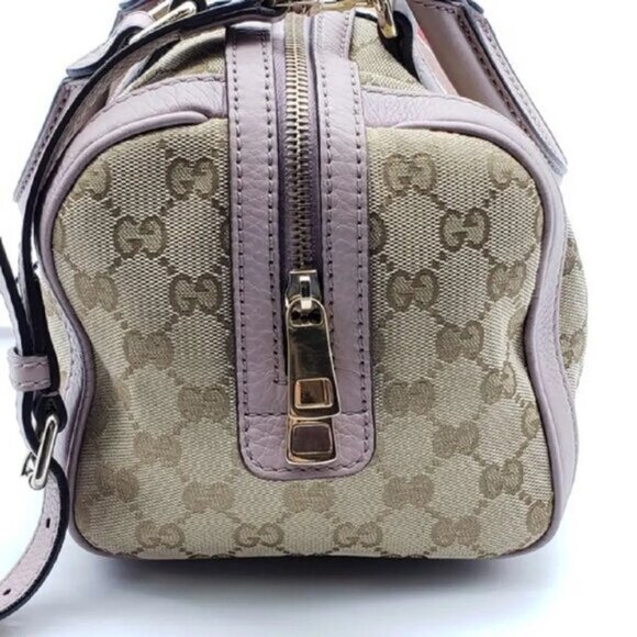 Gucci Canvas Small Vintage Boston Hand Bag 535-081825 - Picture 3 of 14